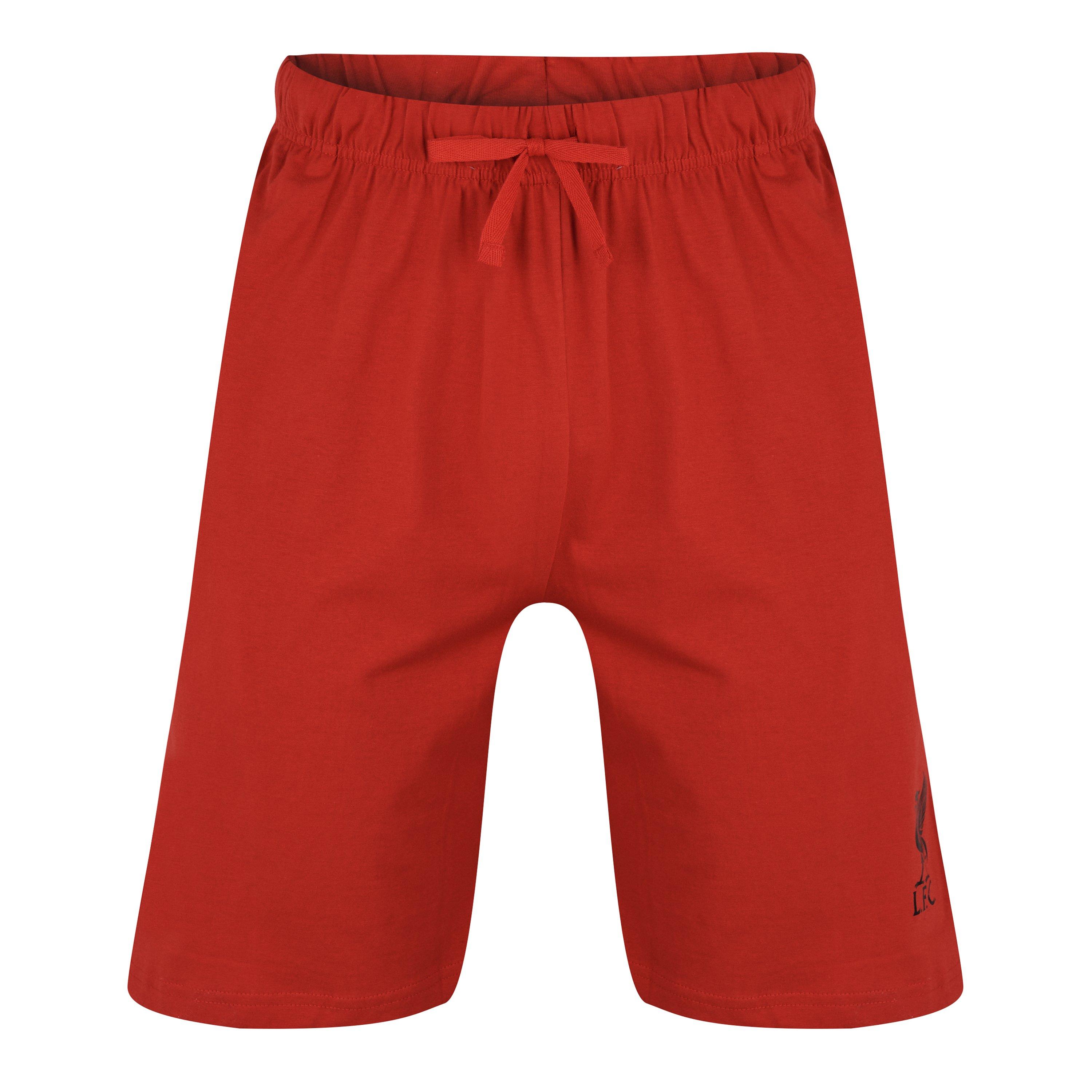 Team Mens Liverpool FC Short Sleeve Pj Set