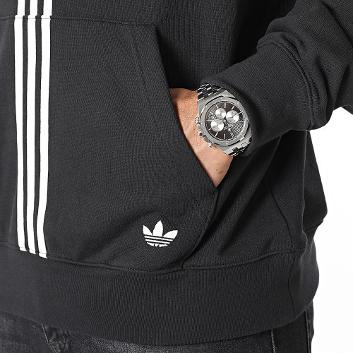 Sweat Capuche Winter Hack IP9485 Noir