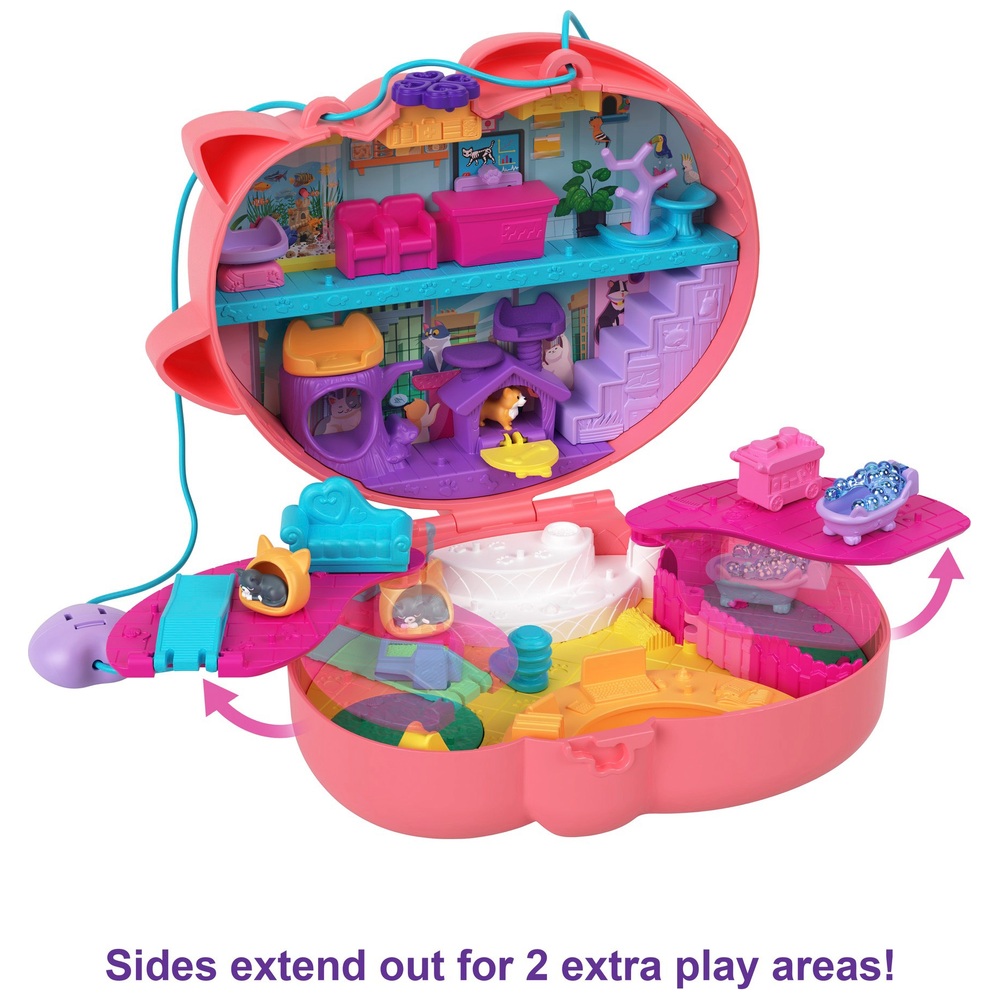 Polly Pocket Kuschelkatzen-Geldbörse Kompakt