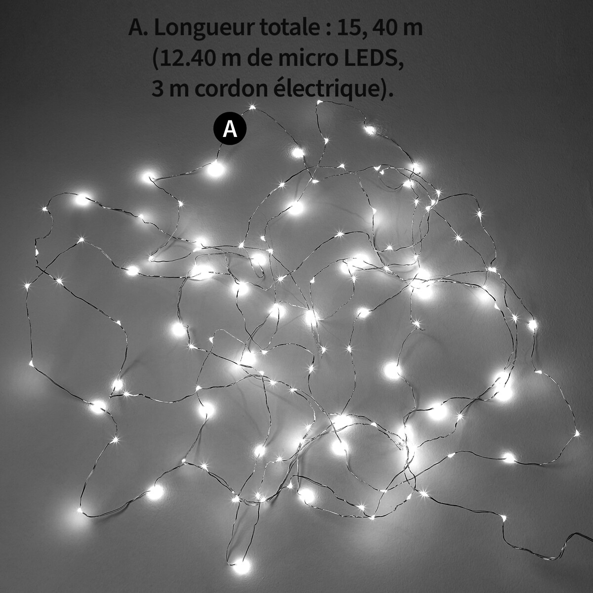 AM.PM<br>Luminosa luz de cordão LED, Omara