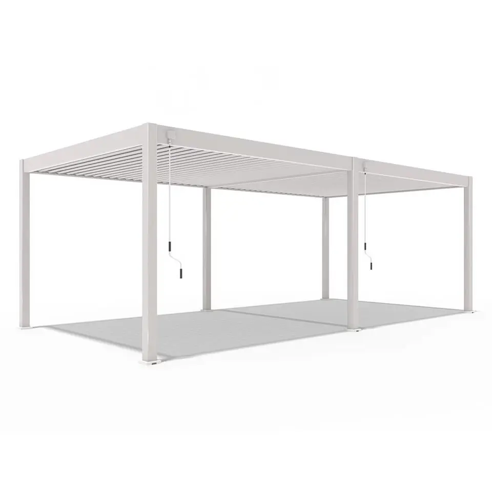Orion Deluxe terrasoverkapping 360 x 720 cm lichtgrijs