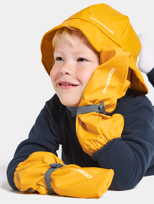 Didriksons Glove Regnvotter, Oat Yellow