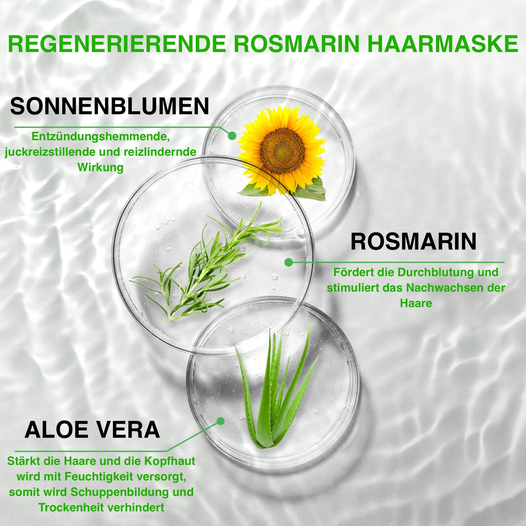 ALIVER Rosmarinöl Haarmaske für Haarpflege