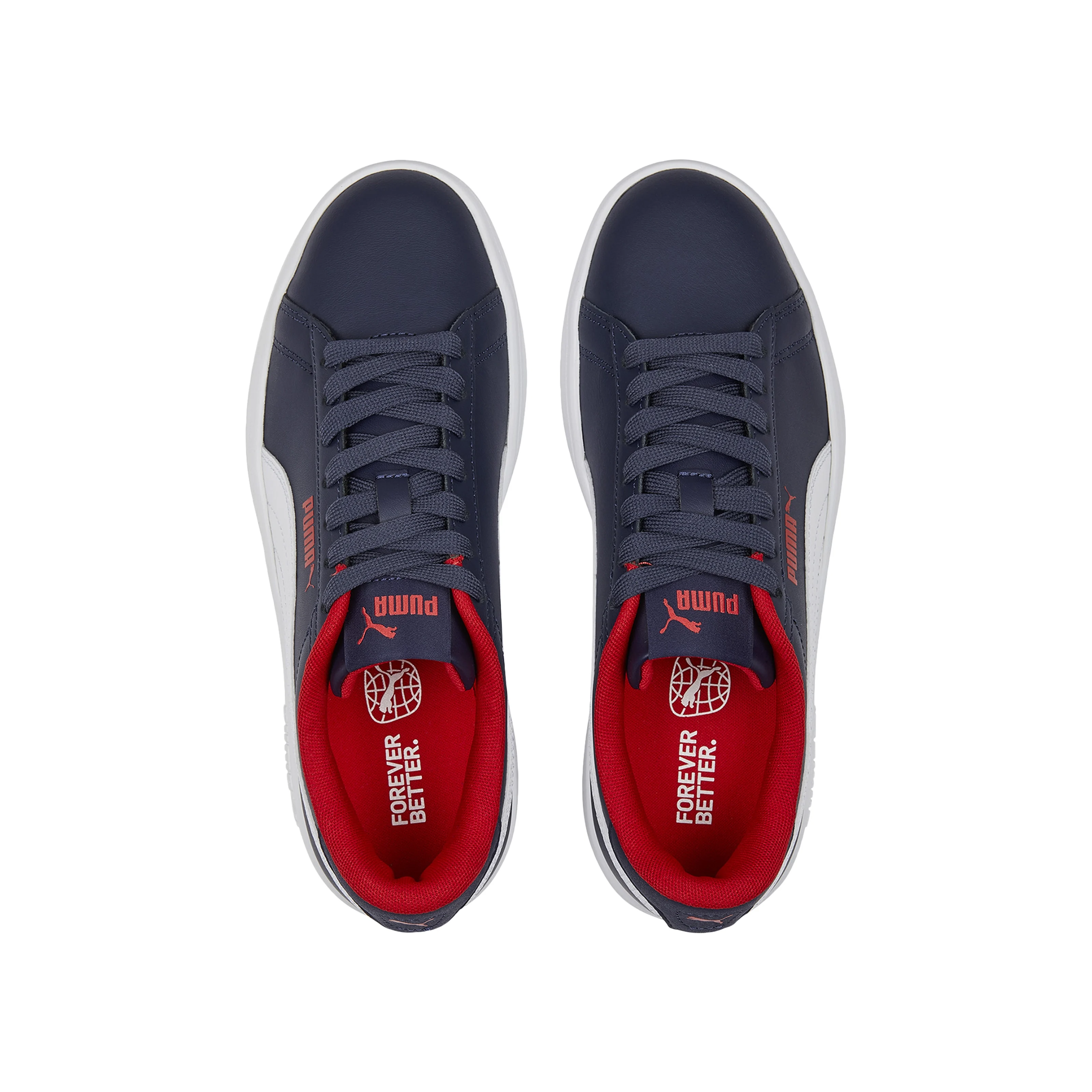 Basket cuir juniorsmash | Bleu