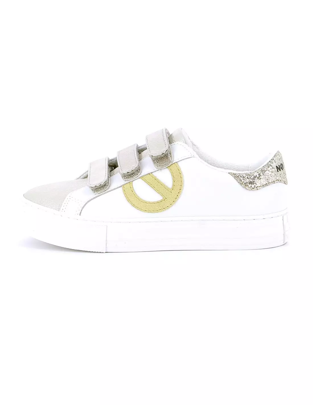 NO NAME ARCADE STRAPS - Baskets WhiteSand