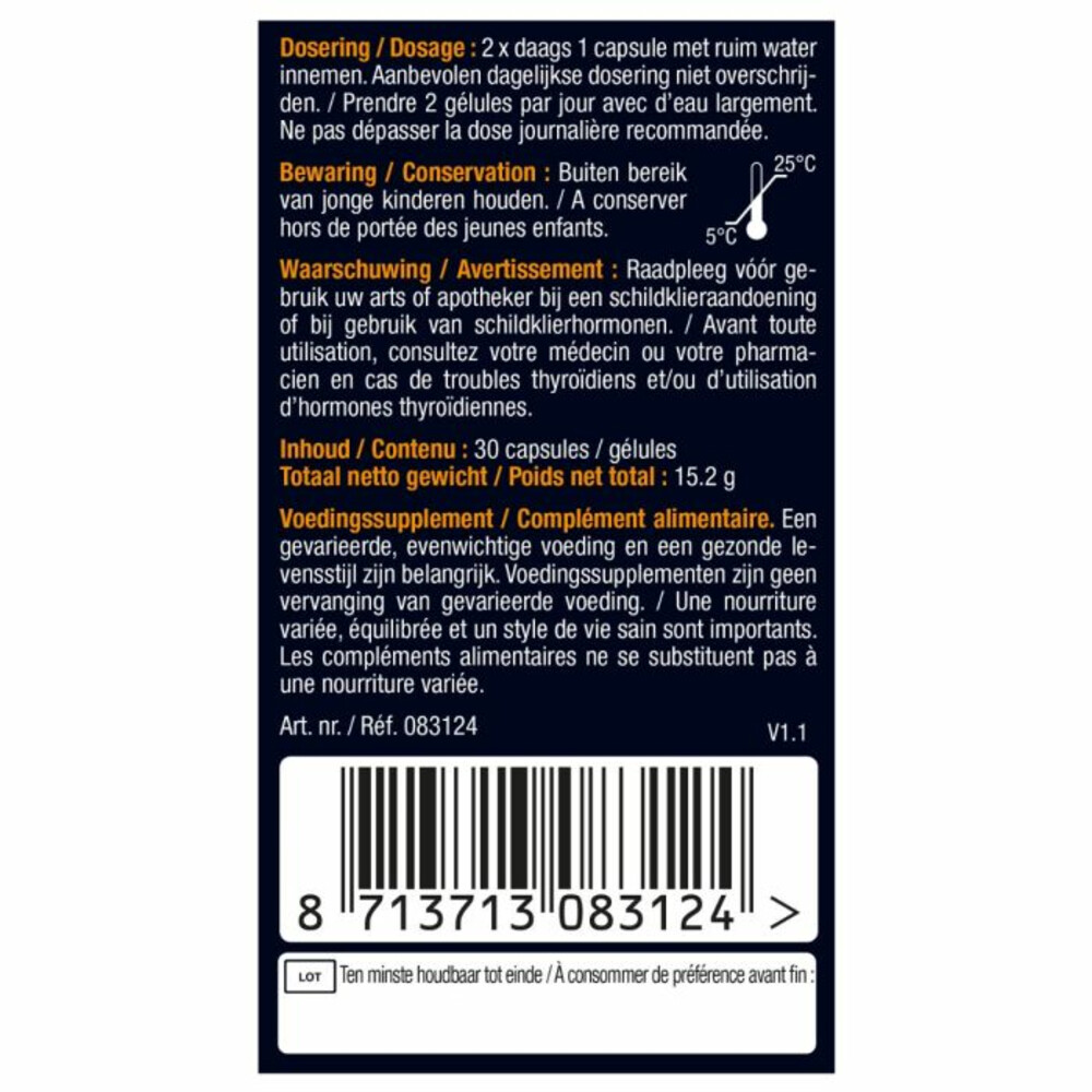 2x Lucovitaal Ashwagandha KSM-66 Super30 capsules