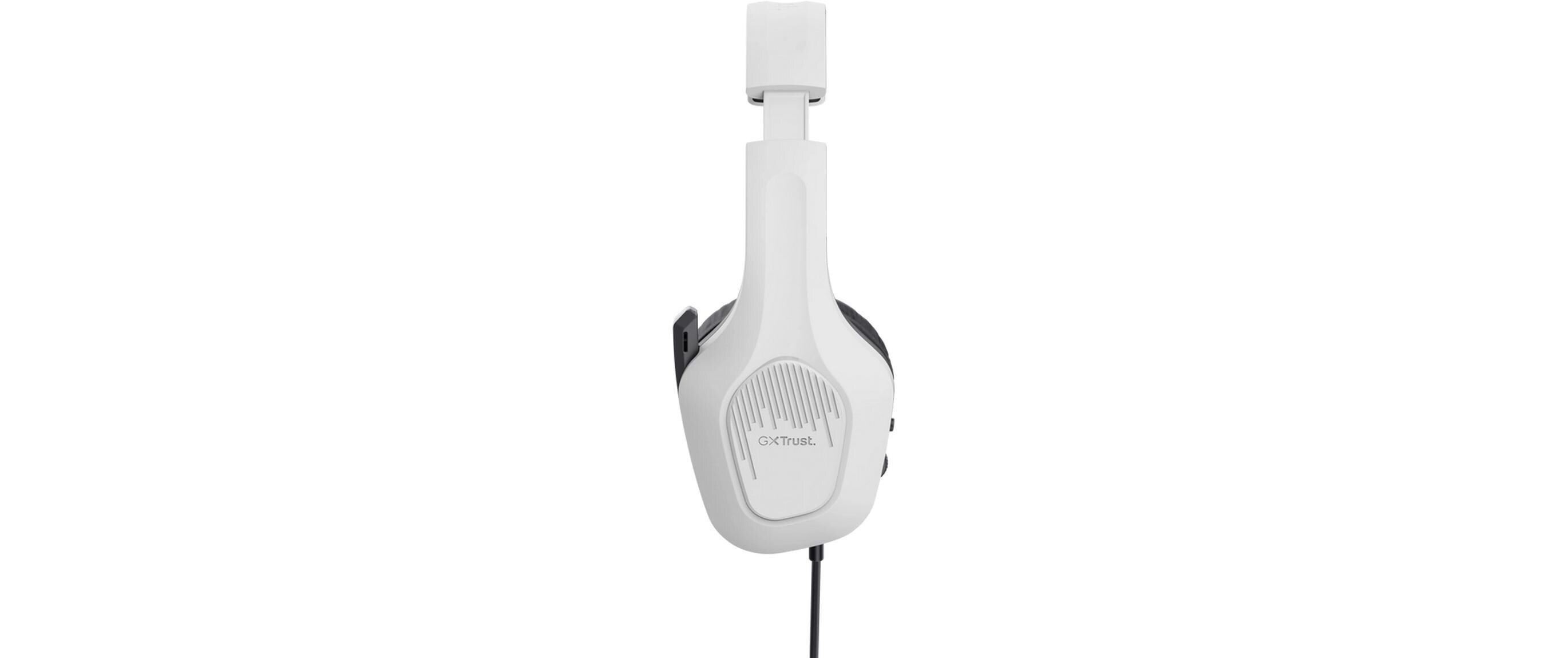 Headset GXT 415PS Zirox Schwarz/WeissFederleichtes ohrumschliessendes Gaming-Headset, geeignet für Ihre PS5-Konsole