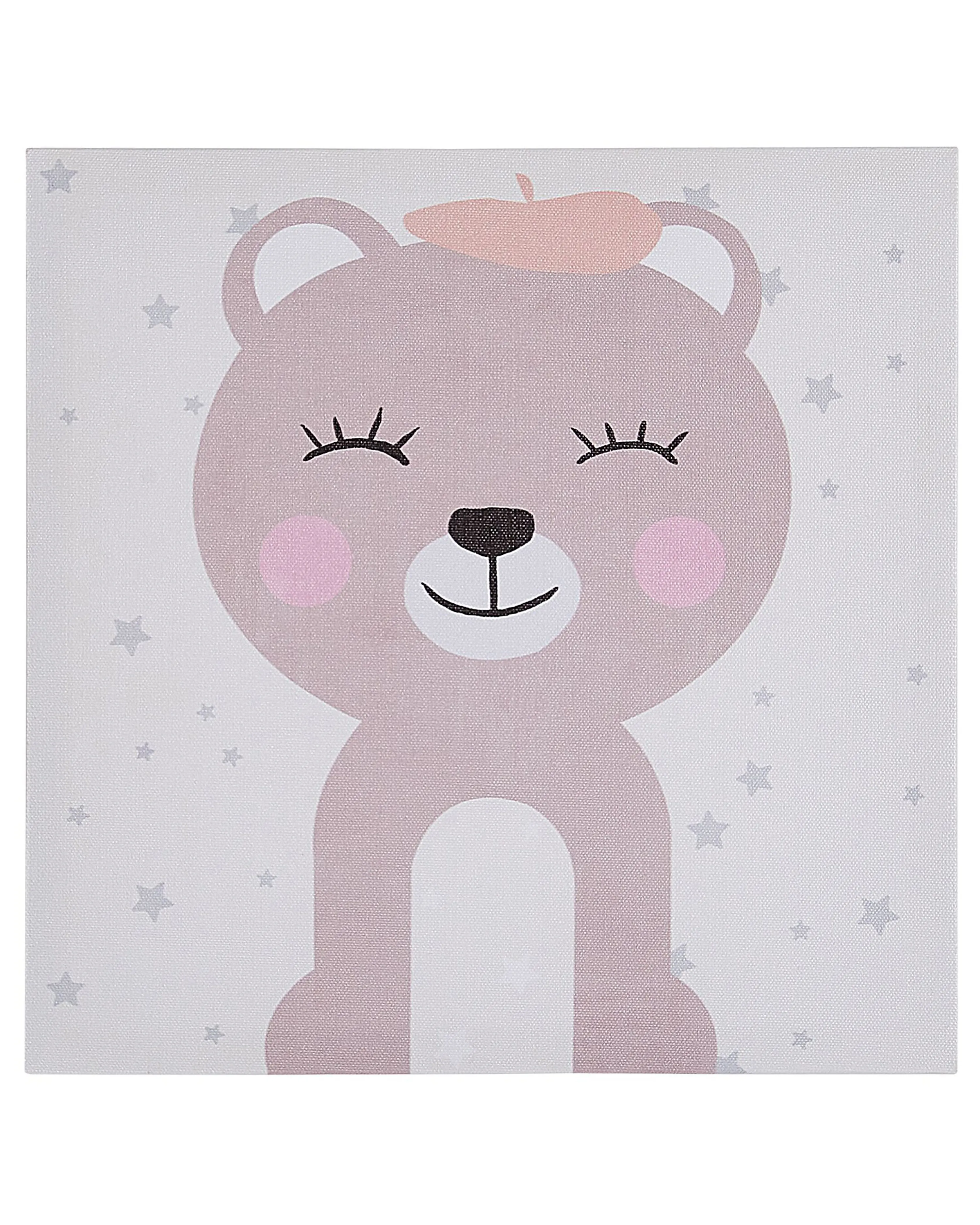Set van 4 canvassen BOMBI Kids motief 30 x 30 cm Meerkleurig