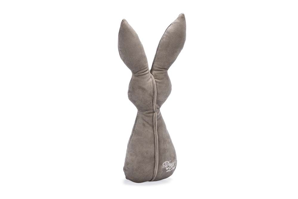Designed by Lotte Konijn Alina Knuffel - Hondenspeelgoed - grijs - 6x13x27 cm