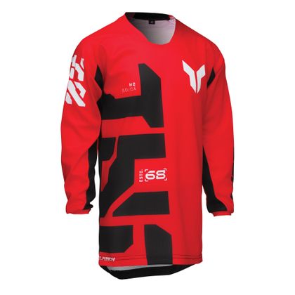 Maillot cross Thor LAUNCH FORGE - ENFANT - Rouge