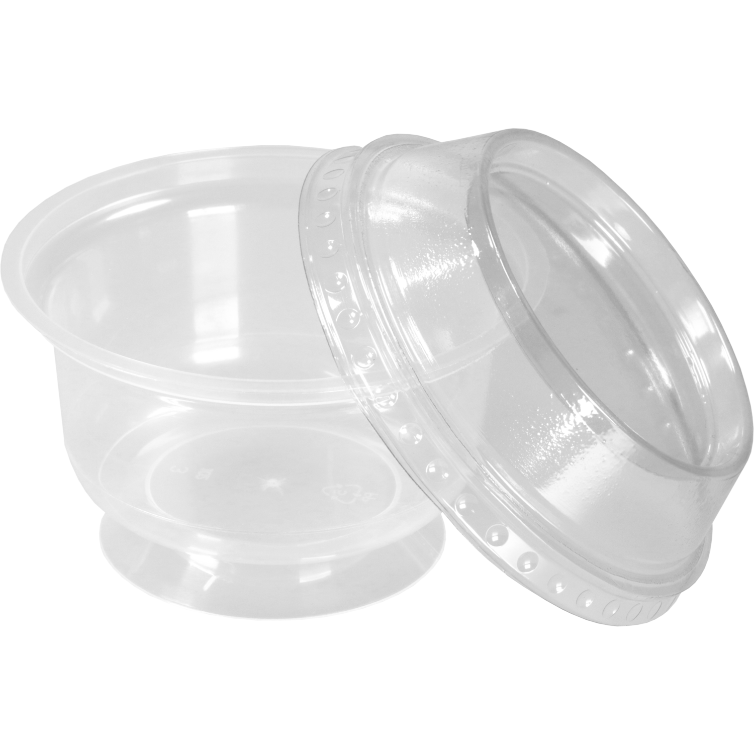 Deksel, cup, PP, rond, transparant