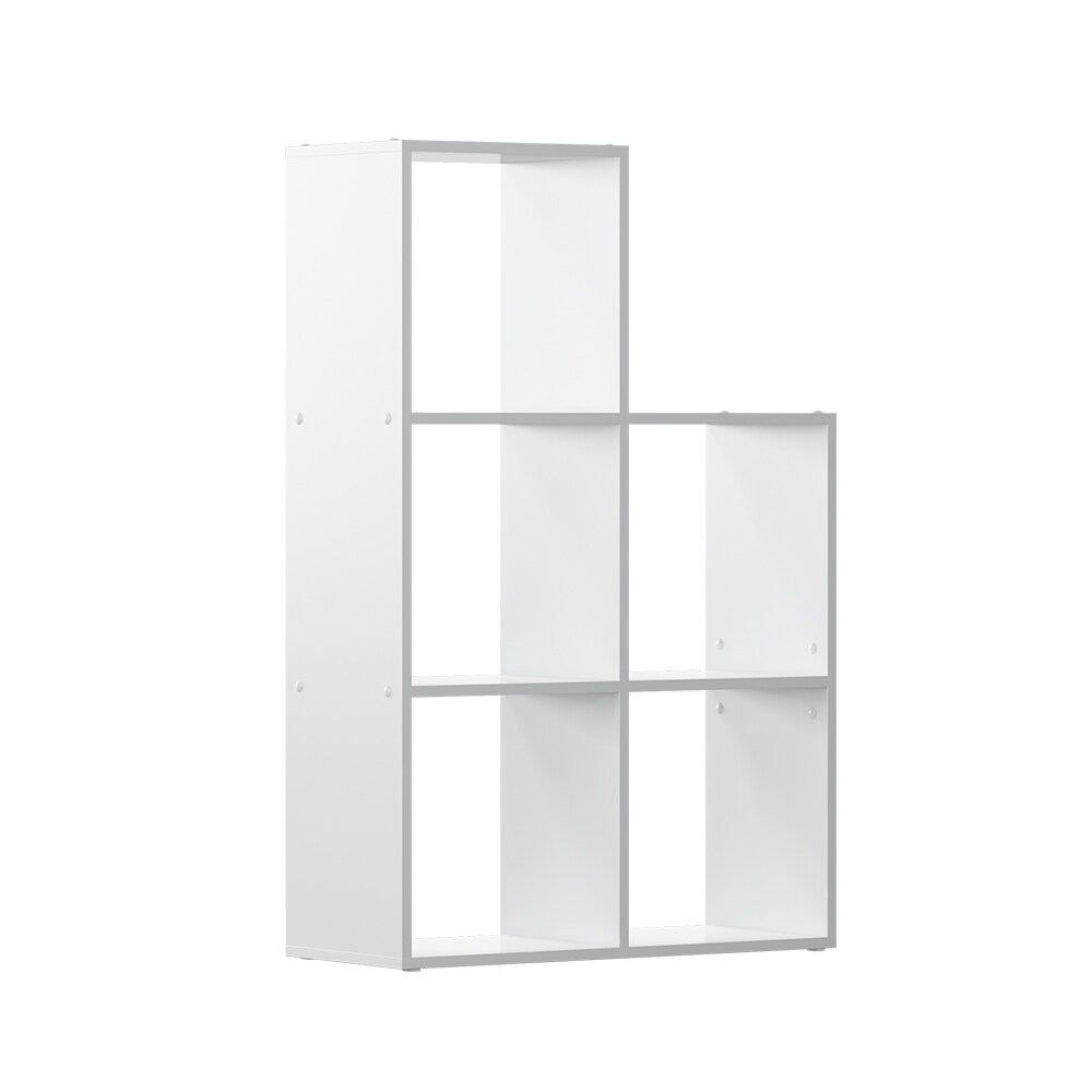 Vicco Treppenregal Aramis Weiß, 73 x 108 cm, Standregal mit 5 Fächer