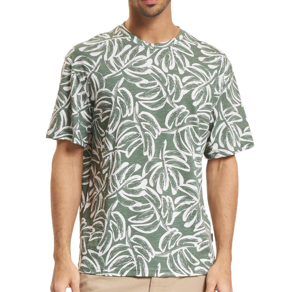 Jack & Jones T-shirt Kaki Homme Jack & Jones Fayette