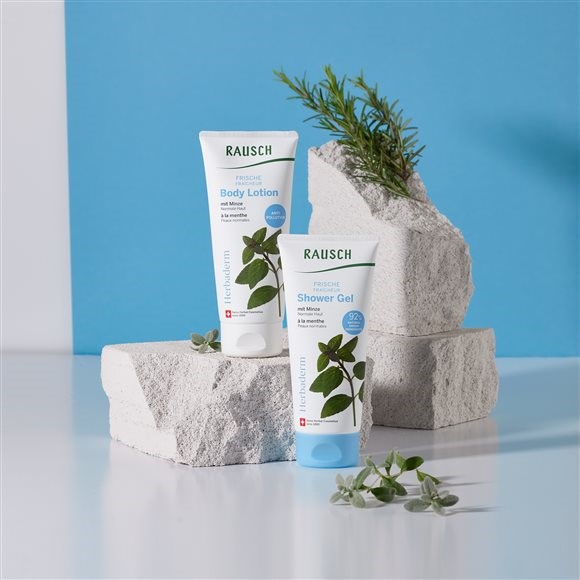 RAUSCH Frische Body Lotion<br>40 ml, Flasche, Lotion, mit Minze