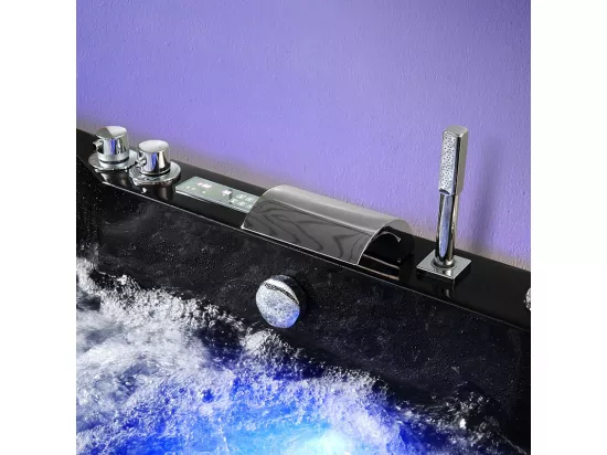 Baignoire balneo Riviera CONCEPT BLACK ARCHIPEL® 180x90