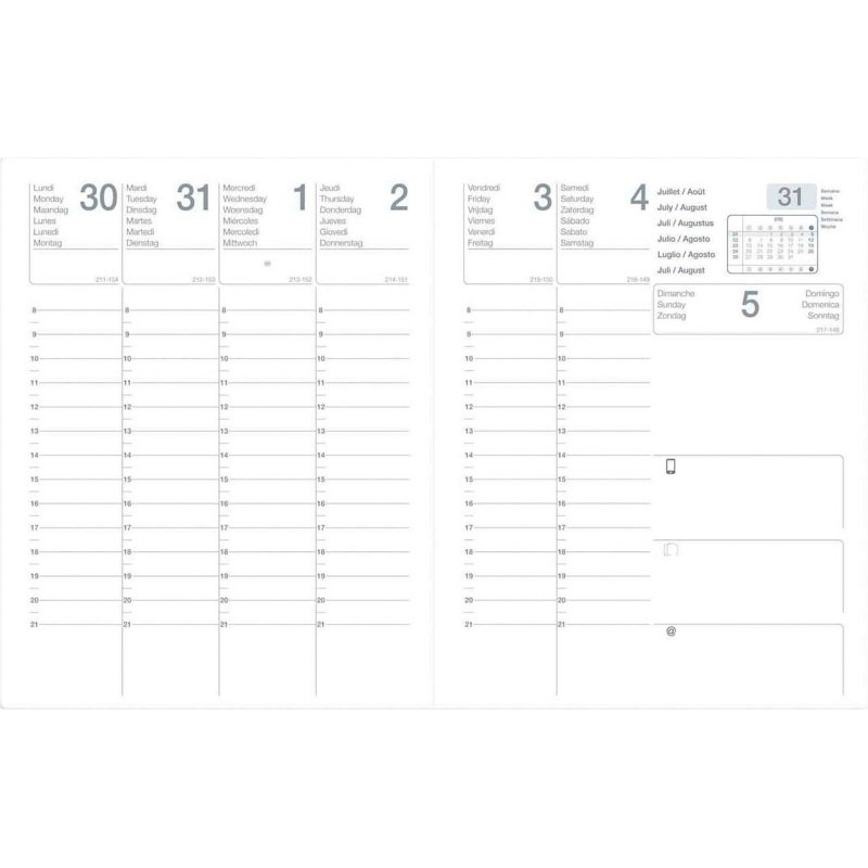 Agenda Eco scolaire semainier - année 2026/2027 - 21 x 27 cm