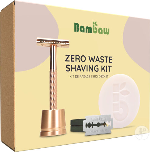 Bambaw Coffret De Rasage Zéro Déchet Édition Or Rosé