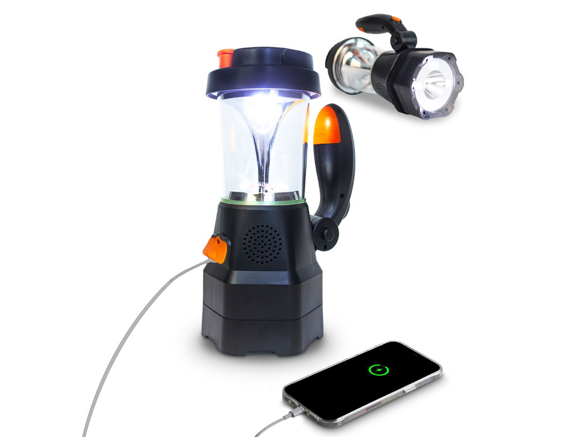 SELBST-SICHER 4 in 1 LED lantaarn