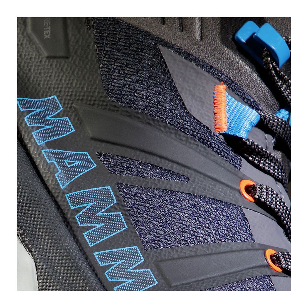 Mammut SERTIG II MID GTX - Chaussures de randonné Femme dark titanium-light gentian