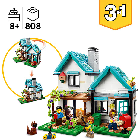 LEGO Creator 3-i-1 byggesæt Hyggeligt hus 31139