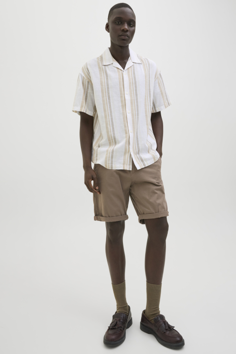 Jack & Jones bruine heren korte broek