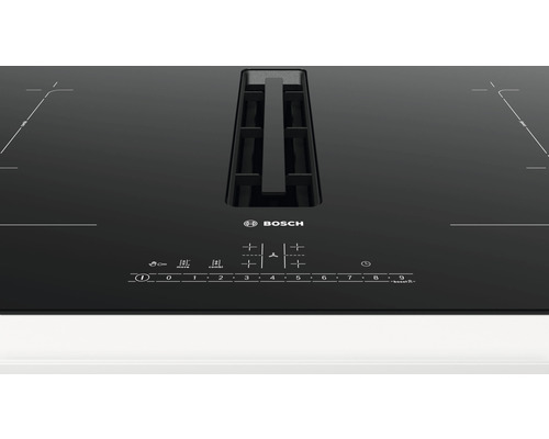 Bosch inductiekookplaat met geïntegreerde afzuigkap, 80,2 x 52,2 cm, 4 kookzones, PVQ811GA7