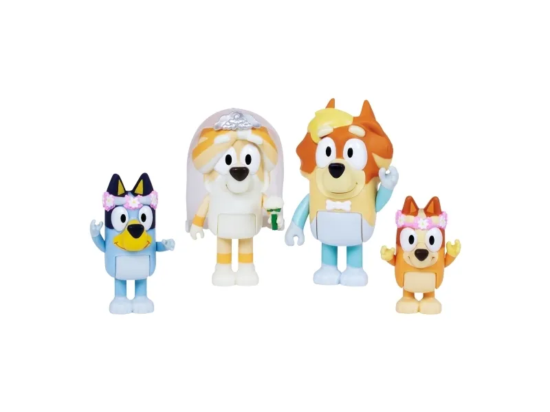 BLUEY Figure 4pk Special Set-Wedding
