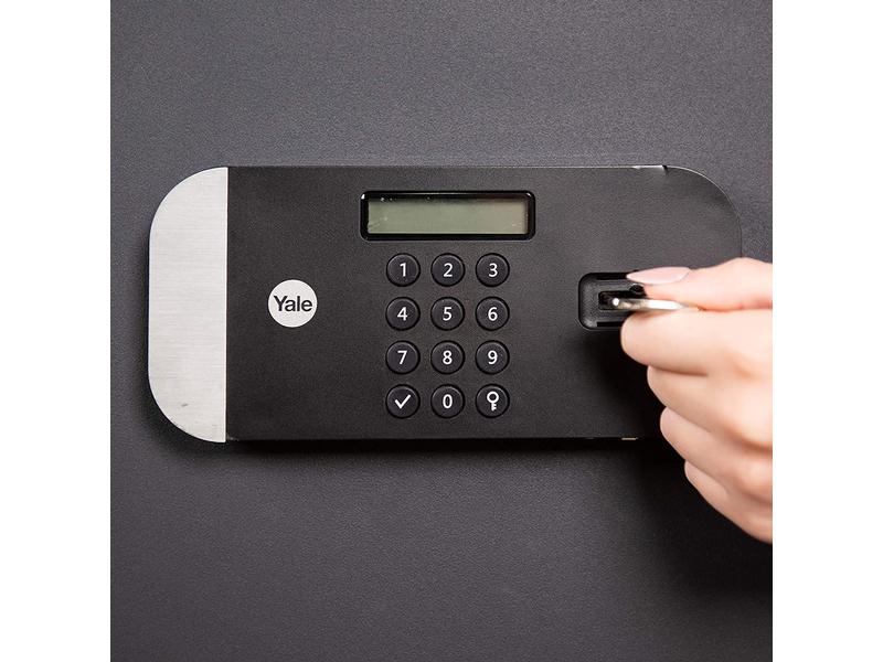 Yale Tresor Office, 18.6 l Für maximale Sicherheit mit Zahlenschloss & Fingerabdruckleser