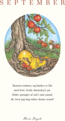 September - Året Plakat