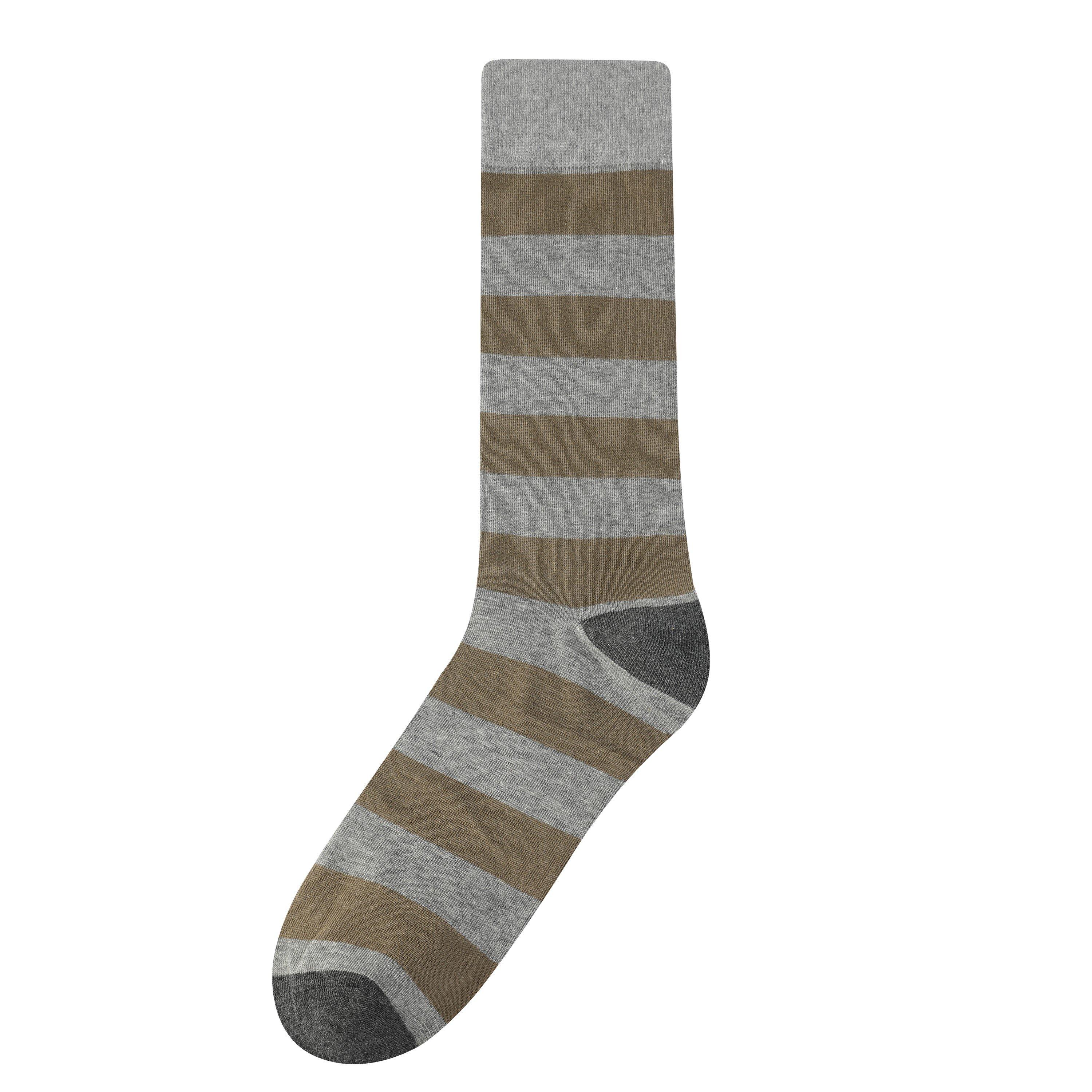 Firetrap 3pk Strip Sock Mens