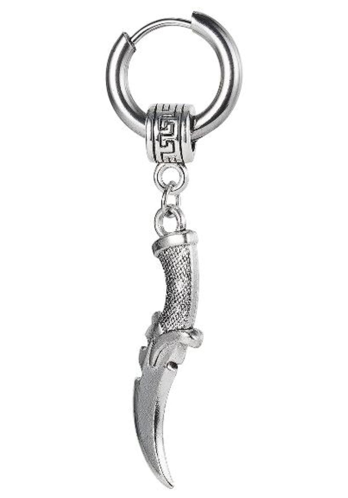 Firetti Single-Creole »Schmuck Geschenk Ohrschmuck einzeln Dolch« Einhänger abnehmbar
