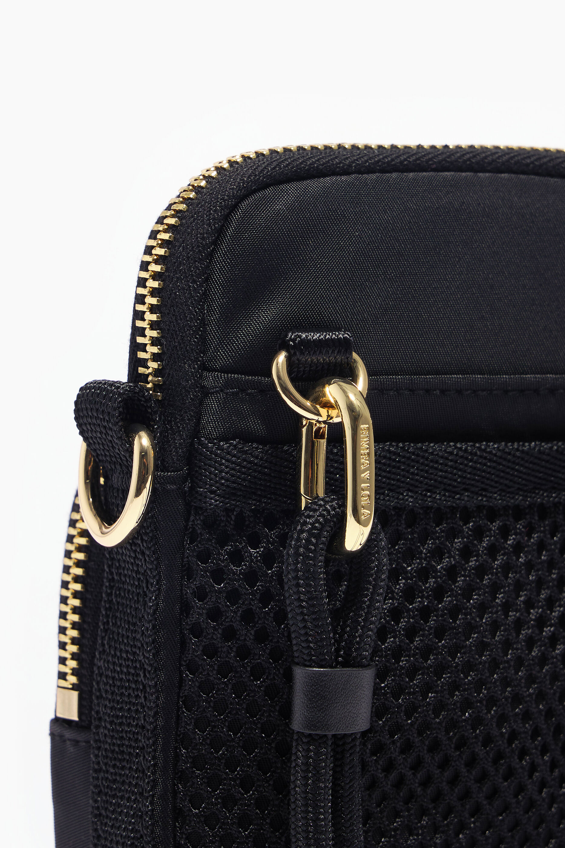 Bolsa pequena de náilon preta