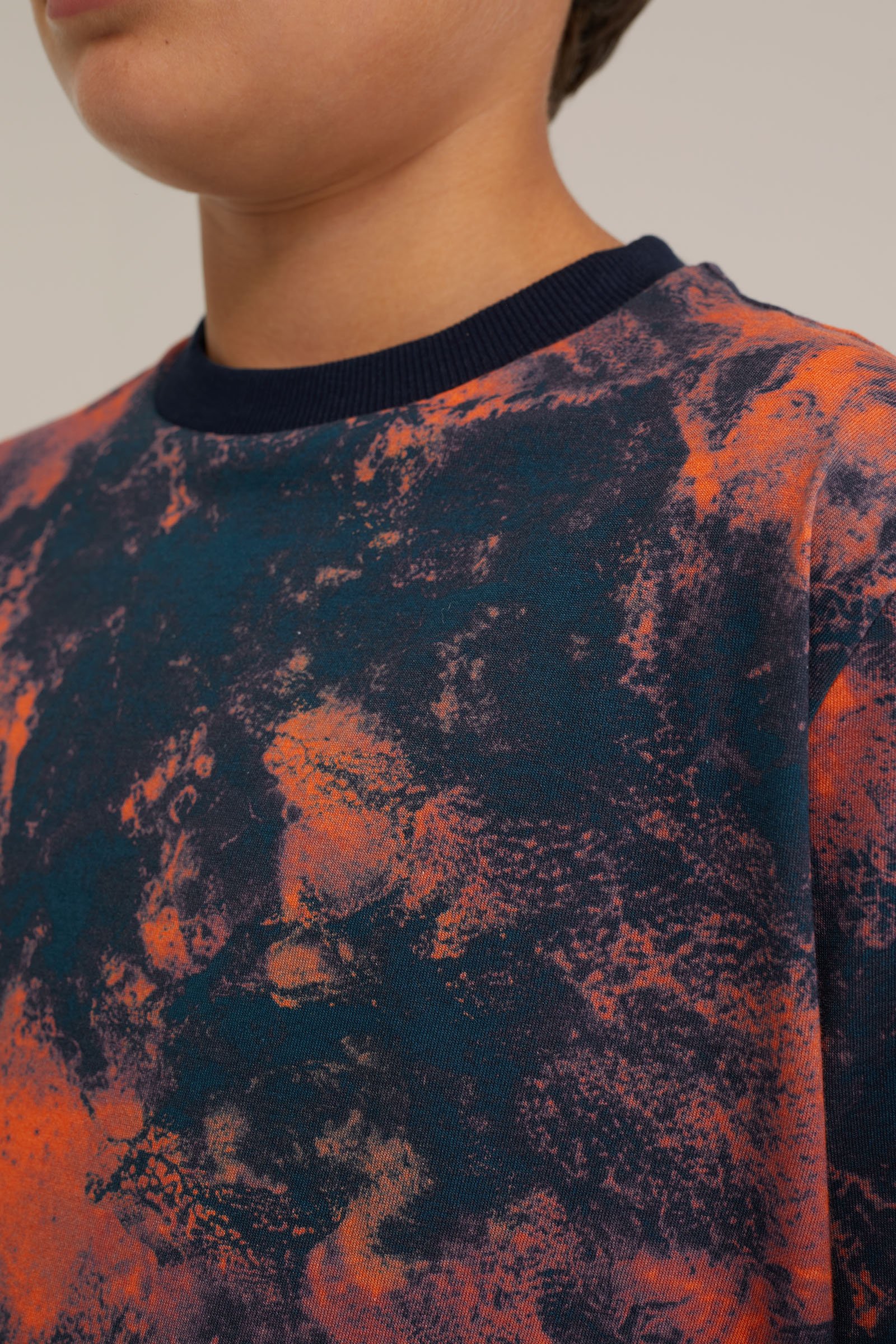 Jongens T-shirt met dessin Blue Ridge Donkerblauw