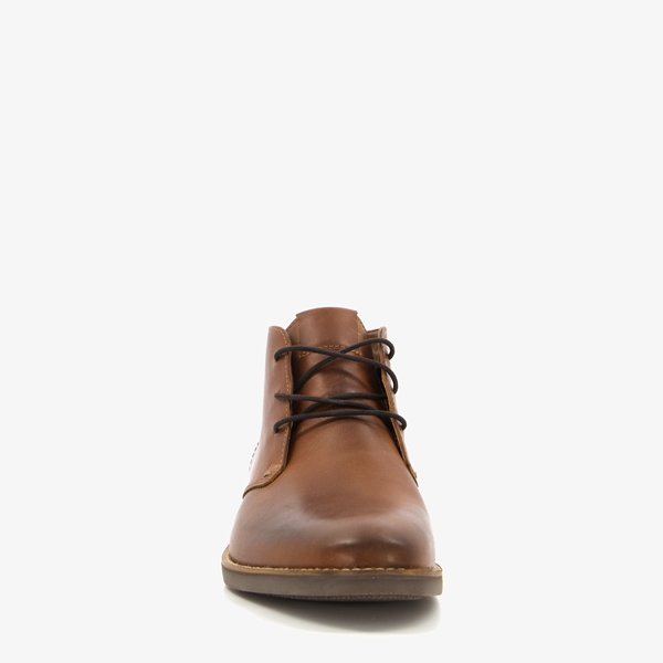 Van Beers leren heren veterschoenen bruin
