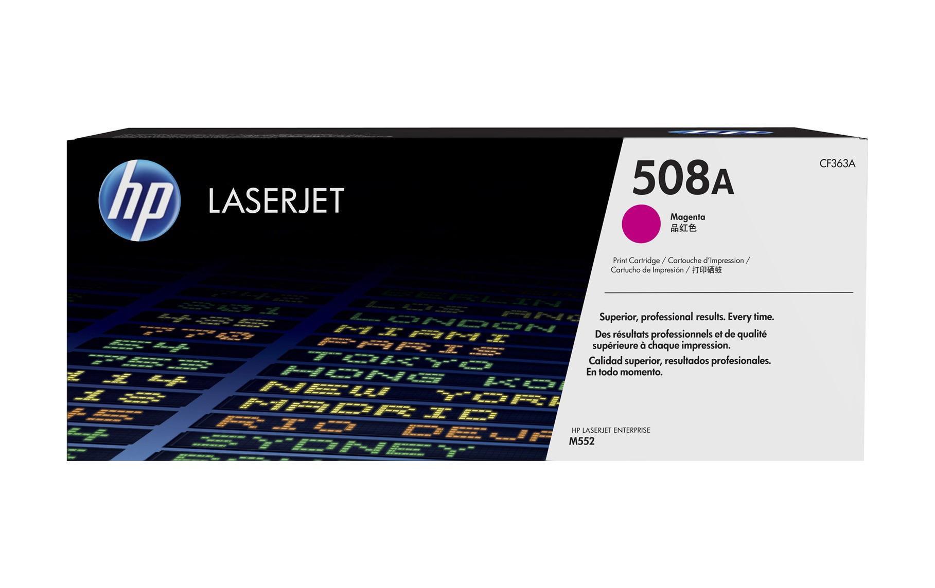 Toner Nr. 508A (CF363A) Magenta<br>Tonerkartusche