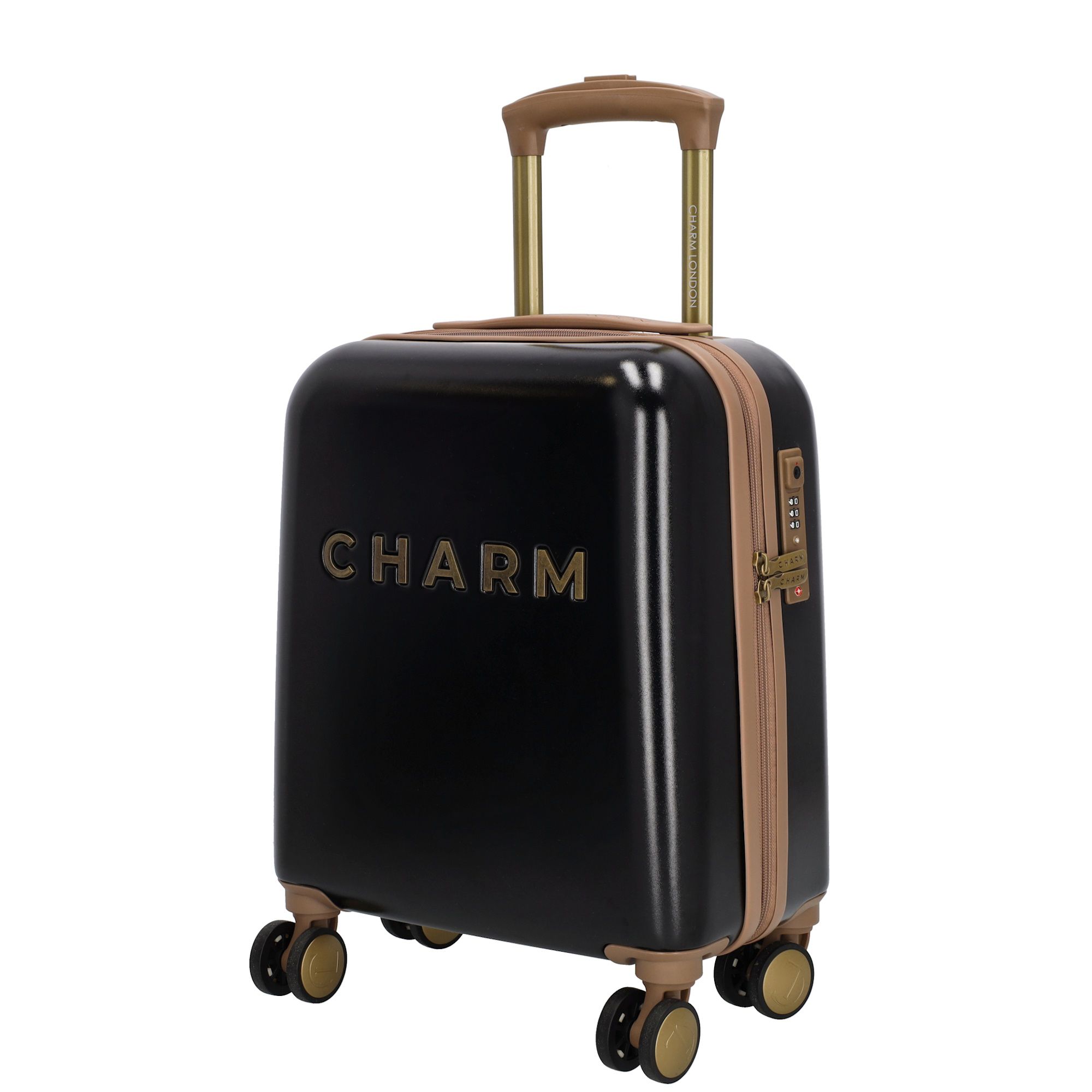 Charm London Capetown Underseat Koffer Zwart