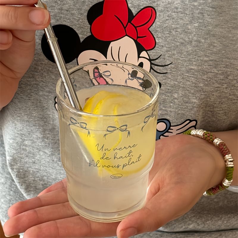 Minbrogy - Drinkglas met strikletters
