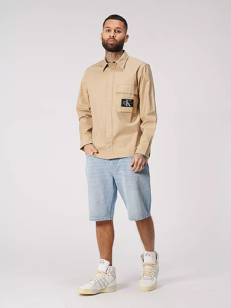CALVIN KLEIN JEANS Overshirt beige