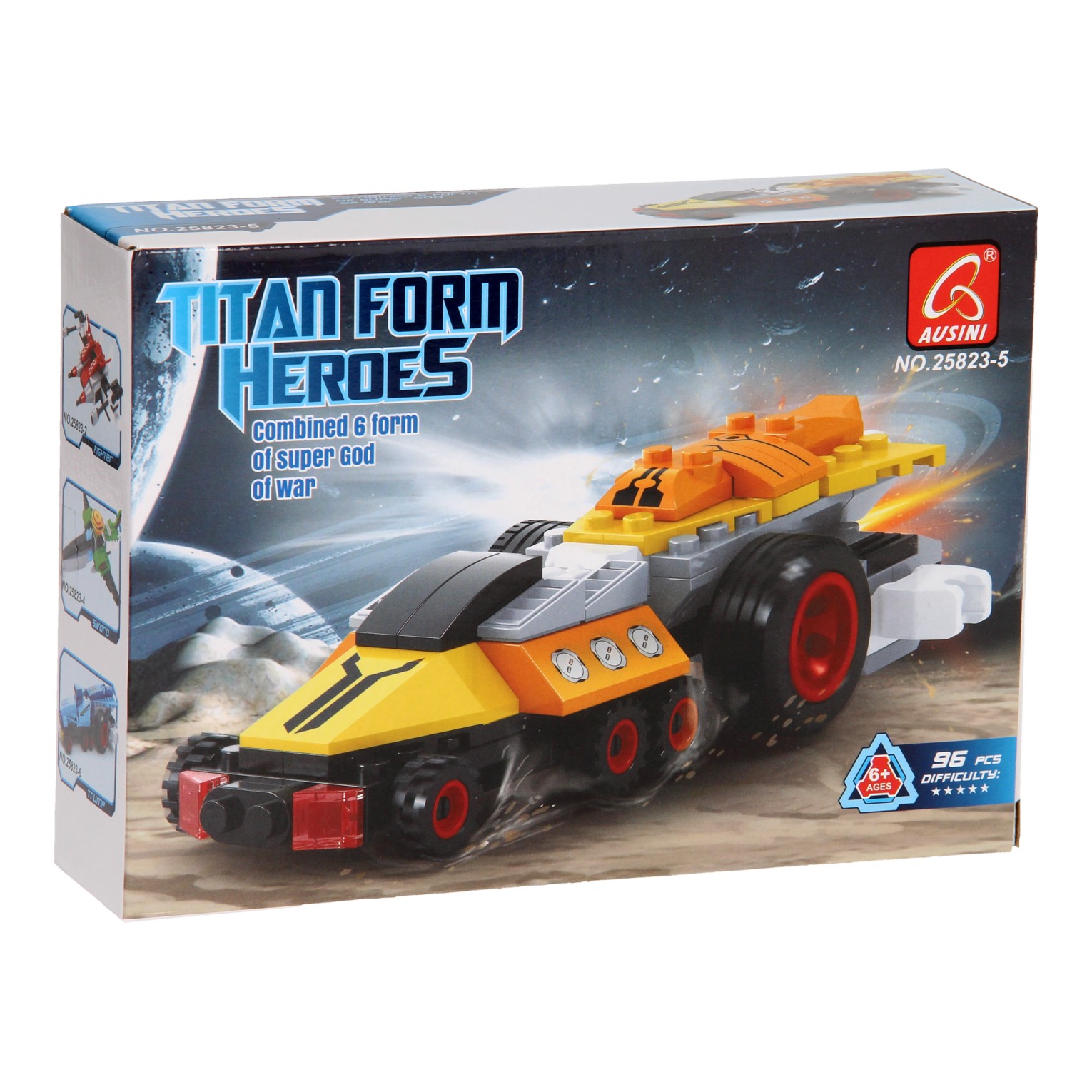 Bouwset Titan Heroes - Space Explorer Oranje, 96dlg.