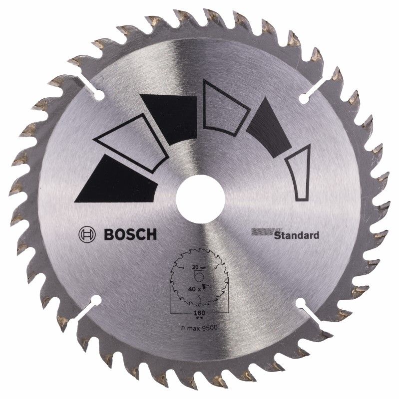 Bosch 2609256811 CIRKELZBL BASIC 160X22X20/16,T40