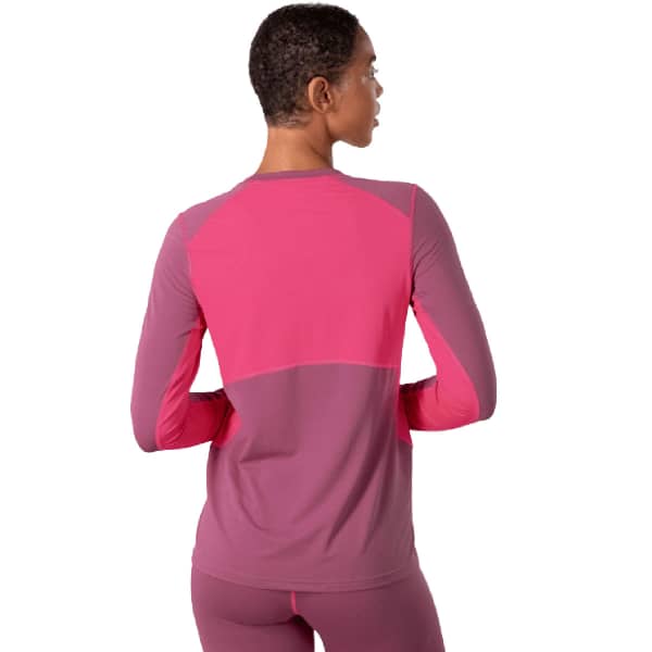 T-shirt running KARI TRAA SVAL LS PLUM