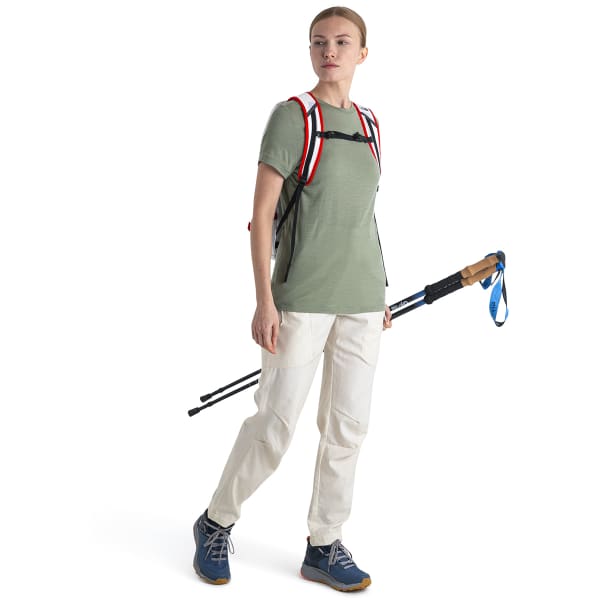 T-shirt randonnée ICEBREAKER W MERINO 150 TECH LITE III SS TEE LICHEN