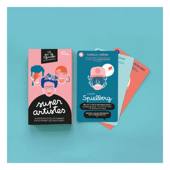 Minus Editions Jeu de 7 familles - Super artistes