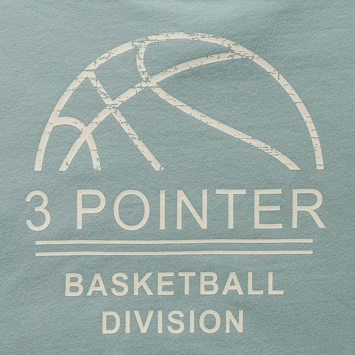 Yigga Jungen Sweatshirt mit Basketball-Print salbei