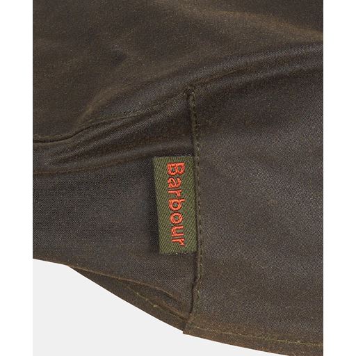 Barbour Cheviot Wax Flatcap, Olive, XL