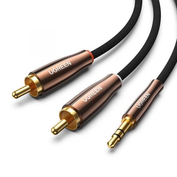 Ugreen Cabo AV170 2x Rca (cinch) Jack 3.5mm 2m - 80847