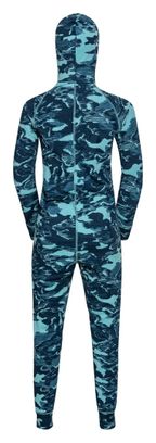 Combinaison Odlo Active Warm Eco Enfant Bleu