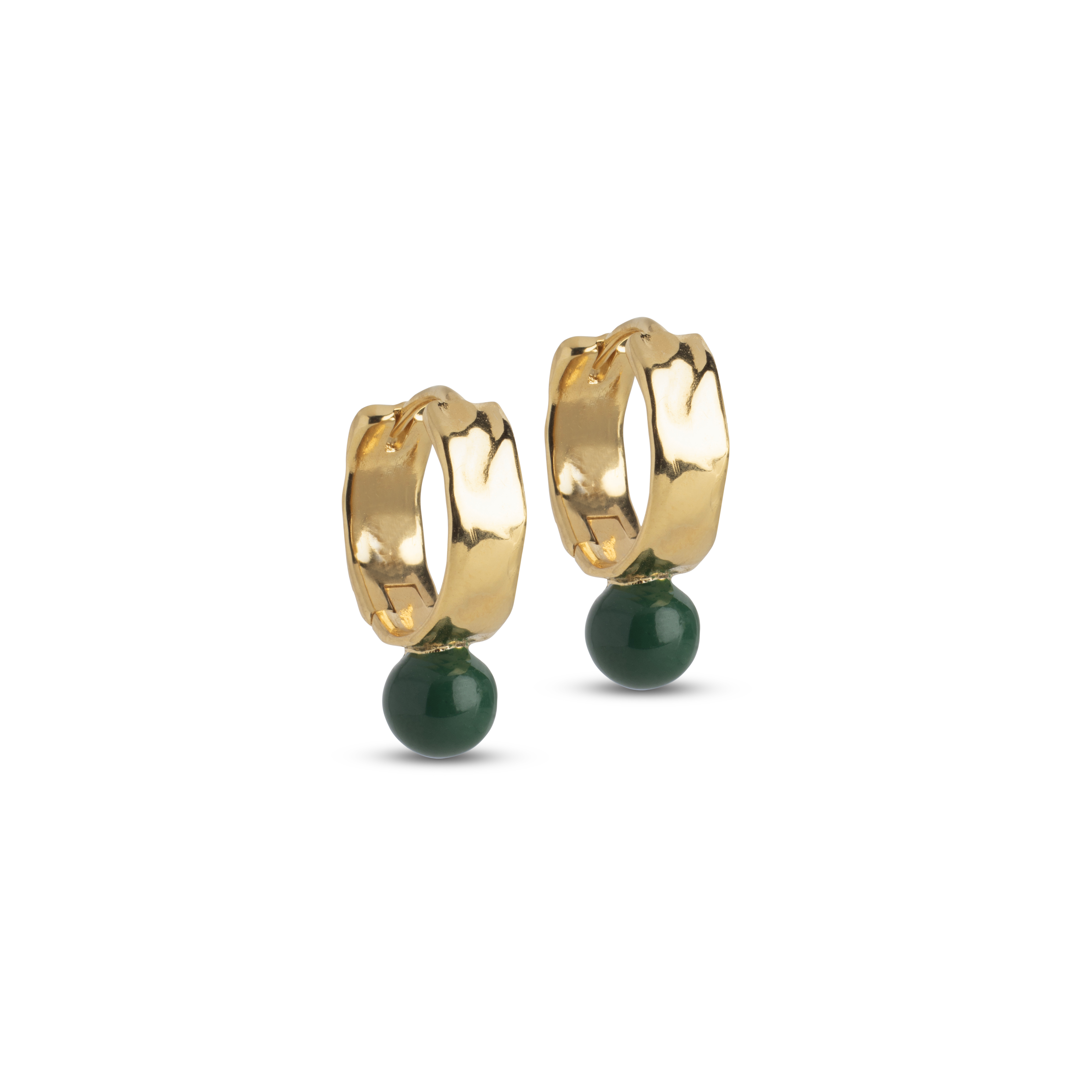 ENAMEL Copenhagen  Avaya hoops - Petrol Green