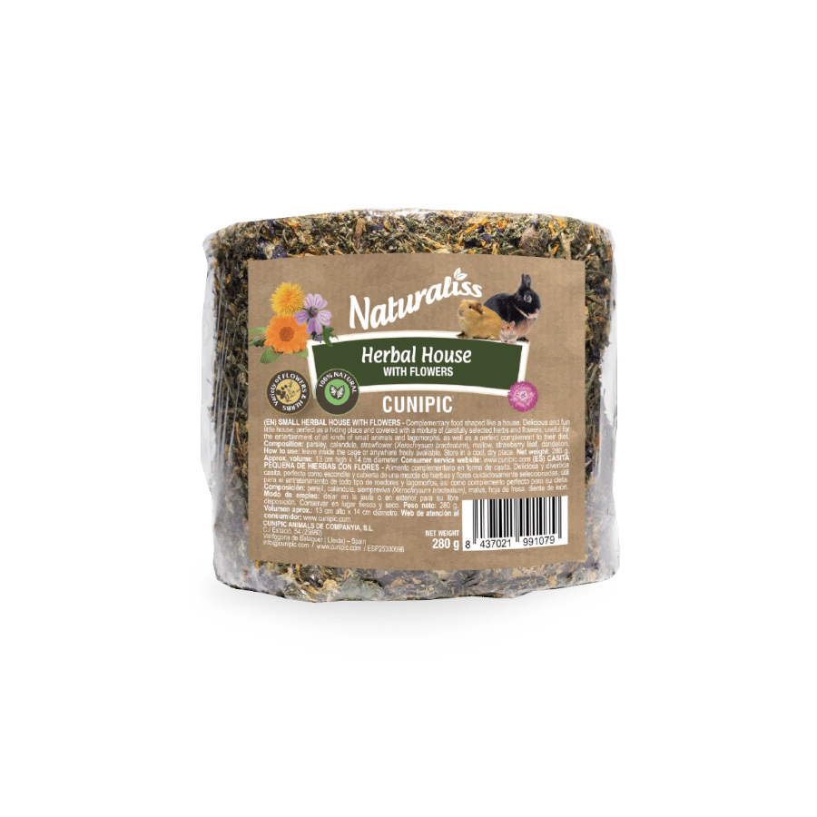 Cunipic Naturaliss Casa Comestible para roedores
