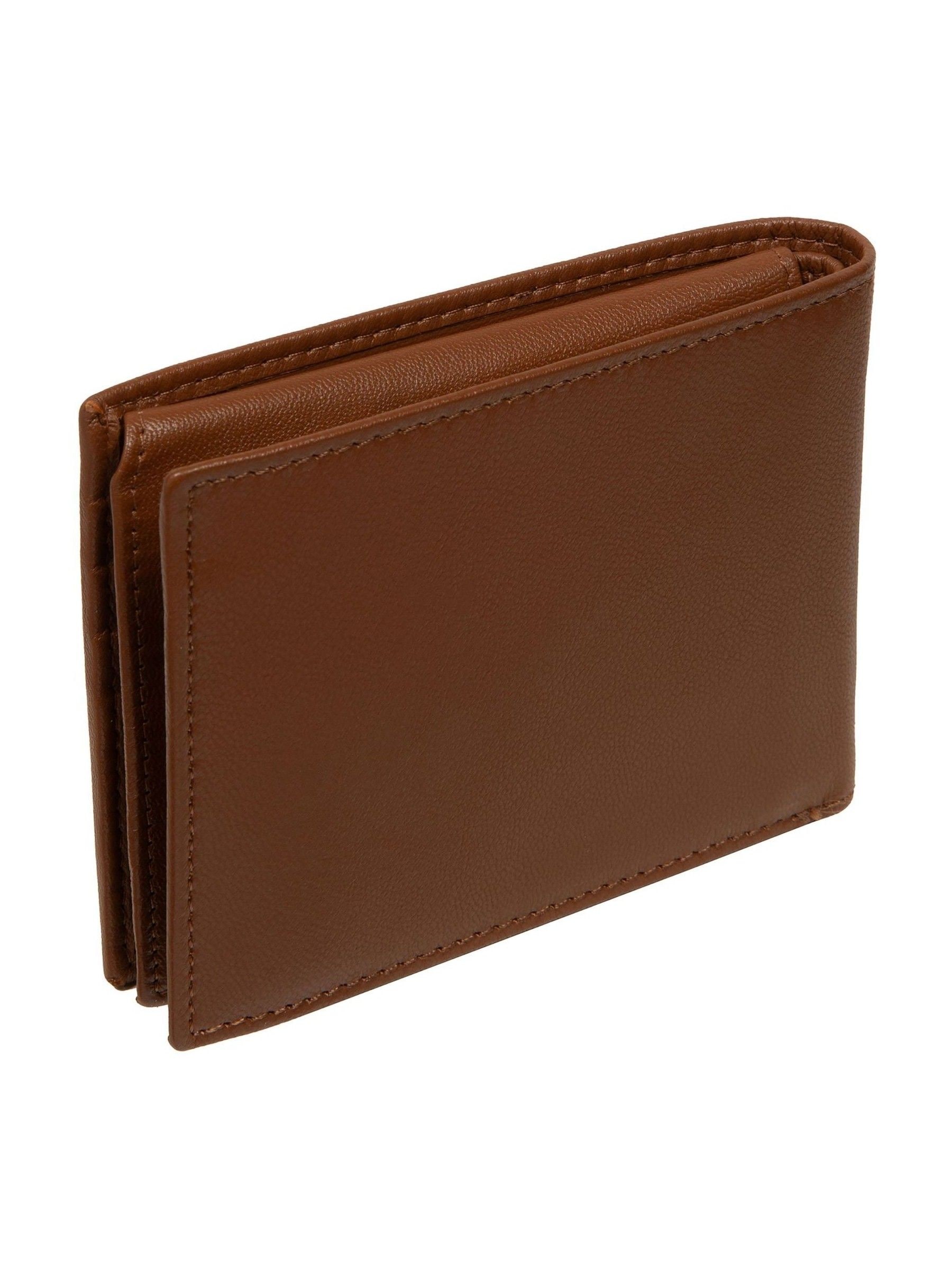 Pure Luxuries London 'Jack' Leather Brown Wallet
